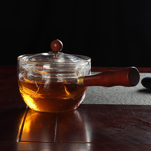 耐热玻璃大号一体功夫茶具配件