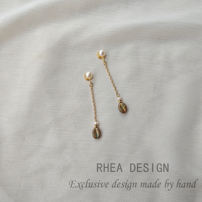 复古宫廷风长款流苏珍珠耳环女小众设计感高级感气质精致耳钉耳夹