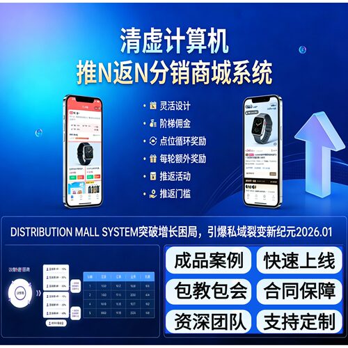 推三返一推N返N分销商城小程序商城分销裂变系统推广saas系统返佣