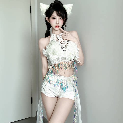 新款酒吧DS性感辣妹演出套装