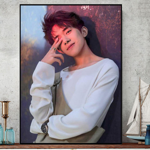 明星人物照片钻石画易烊千玺满钻