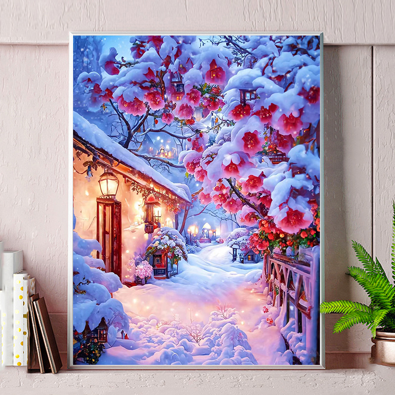 高颜值风景diy钻石画北欧ins成人