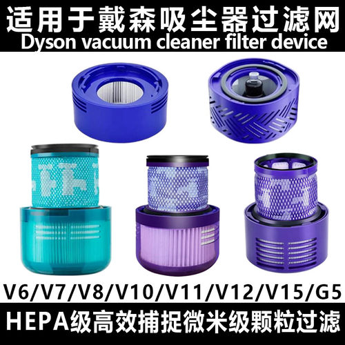 适用于戴森吸尘器V6V7V8V10V10slim12后置滤芯滤网滤芯过滤网配件