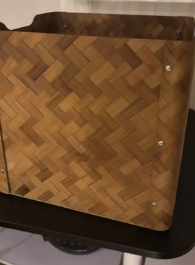 宜家布丽格 盒，竹/褐色，32x35x33 收纳筐配卡莱克架子国内代购