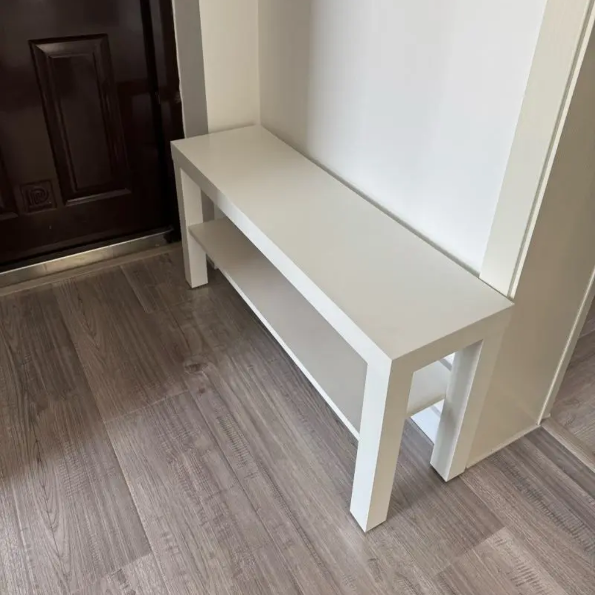 拉克电视柜，白色，90x36x45
