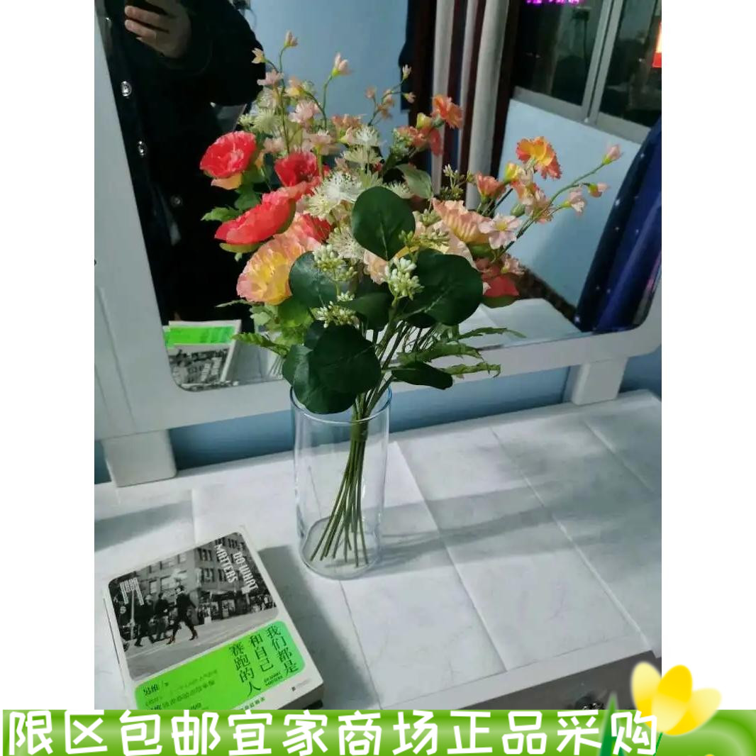宜家西灵德花瓶3件套透明玻璃