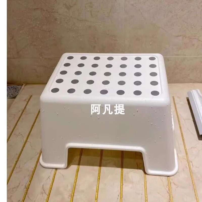 上海宜家伯蒙防滑凳浴室踏脚凳换鞋凳洗澡塑料浴室凳板凳国内代购