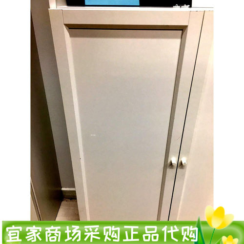 宜家毕利奥克伯柜门白色