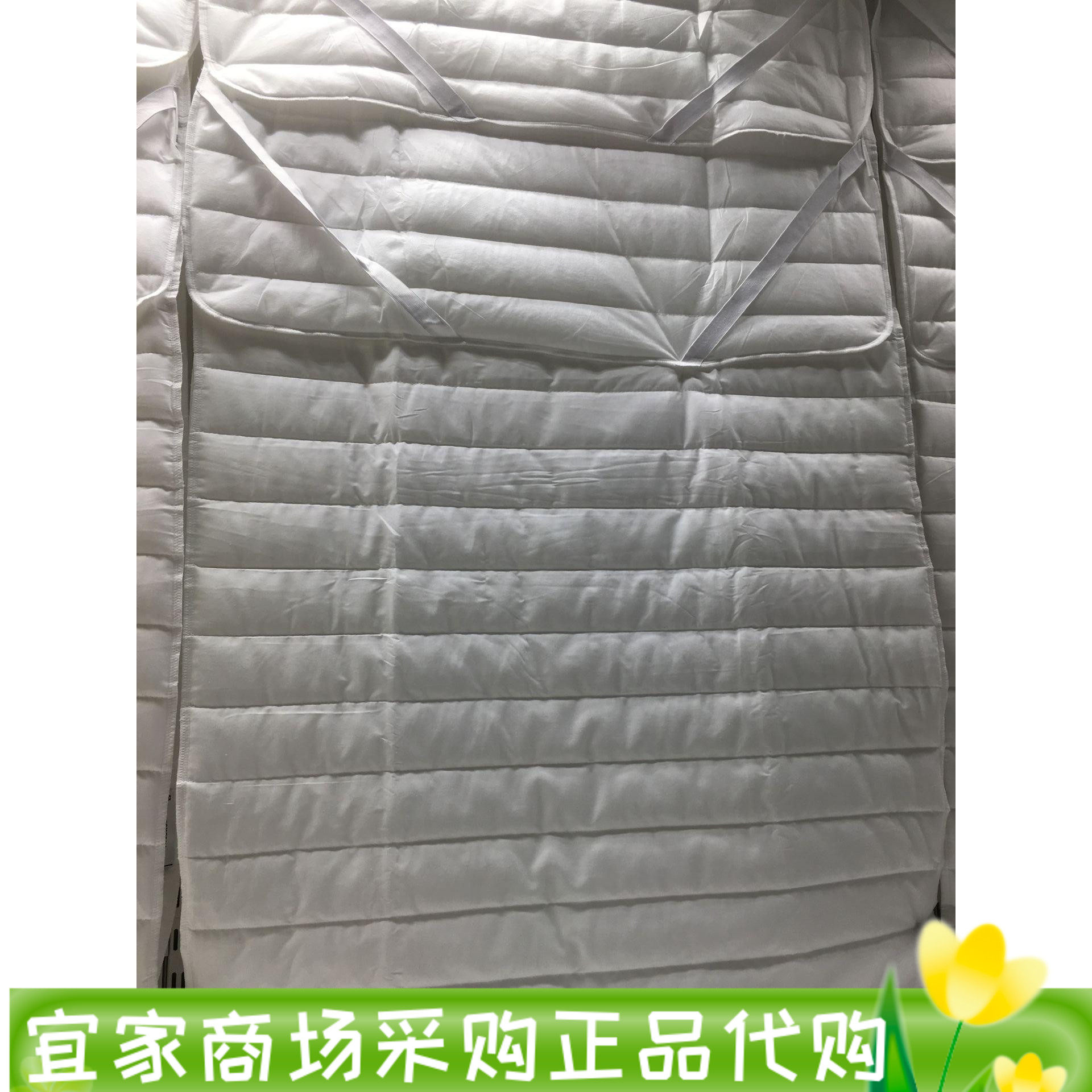 ikea宜家露卓斯透气床垫保护垫卧室家用宿舍床褥软垫国内代购