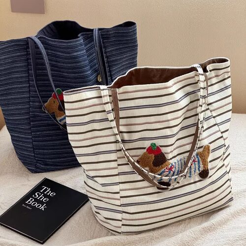 AB双面两用包腊肠小狗韩版毛巾绣