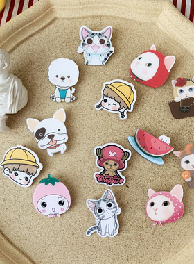 新款韩国ulzzang别针卡通亚克力徽章日系可爱原宿软妹胸针