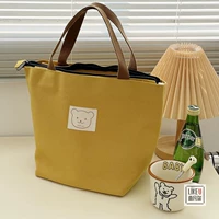 Желтая большая сумка, с медвежатами