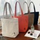 原创自制加厚新品 大容量ins布袋大学生帆布单肩包百搭通勤托特包