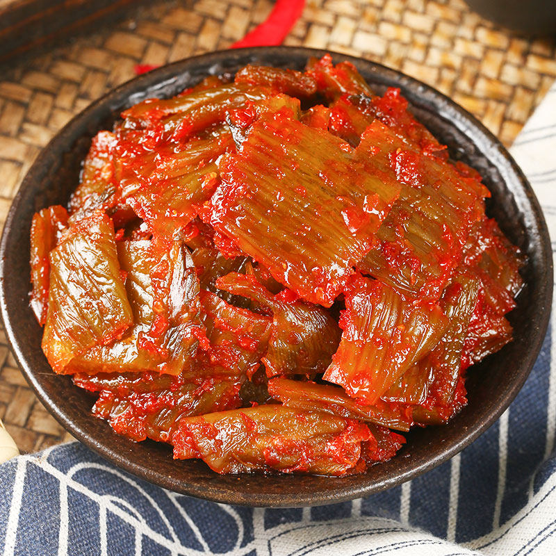 贵州特产正宗独山盐酸扣肉菜饶妹粗叶酱腌泡菜微甜下饭下酒菜配菜