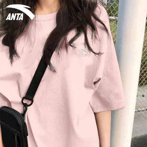 安踏五分男女运动t恤短袖