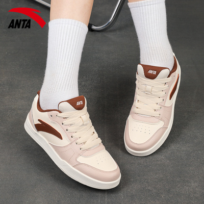 安踏板鞋女鞋2025春季新款