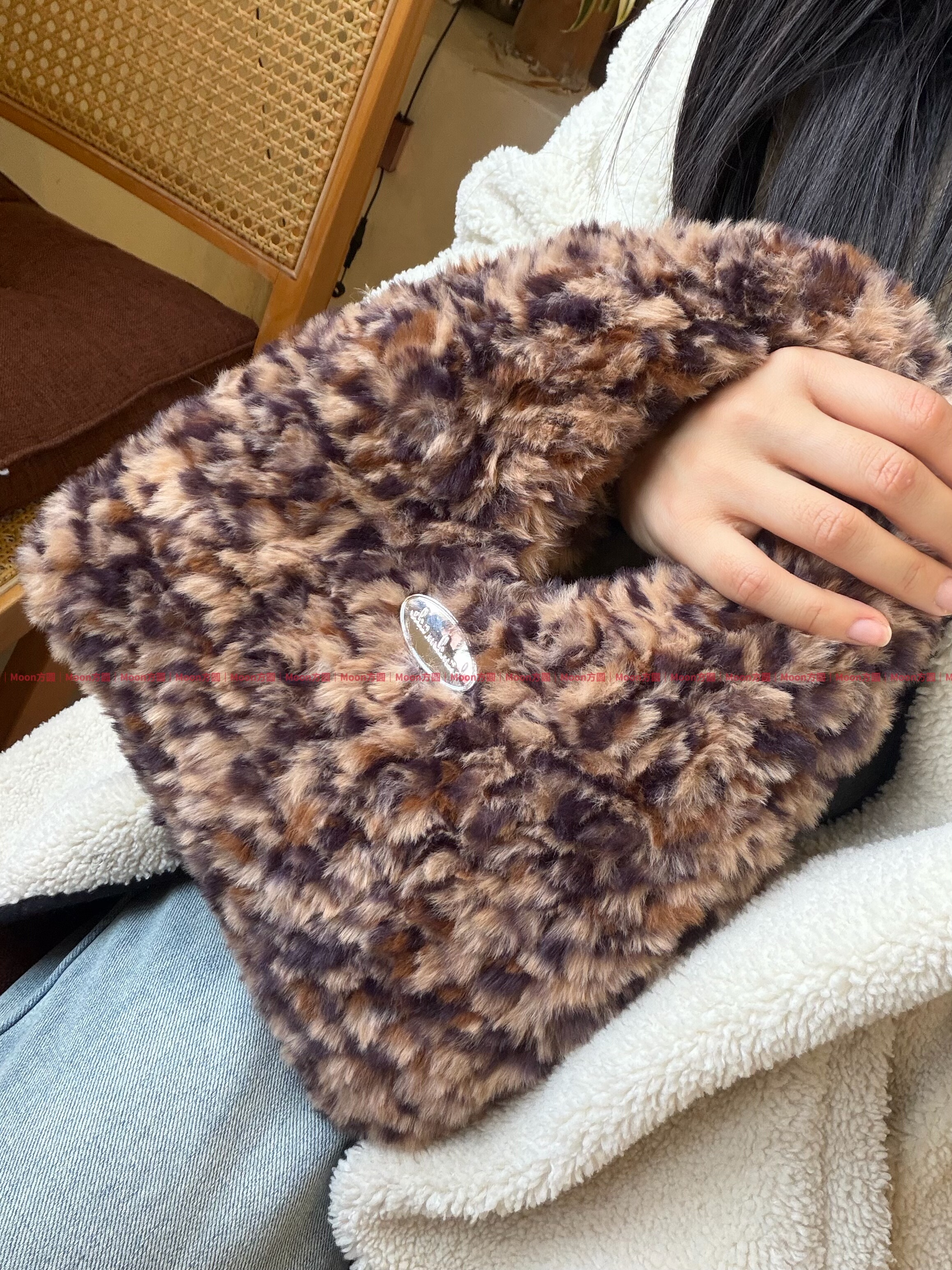 Moon方圆豹纹手拎包手工编织毛线包包材料包秋冬新年礼物DIY手工,服饰配件/皮带/帽子/围巾,DIY编织材料包,淘宝优惠券,粉丝福利购,淘宝优惠卷