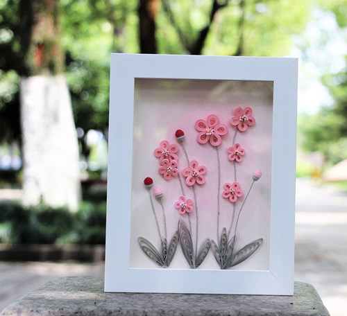 手工制作框画原创设计diy材料包