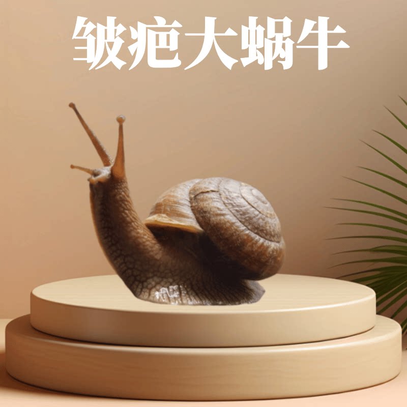 学生巨型皱巴蜗牛宠物