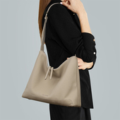 真皮包包女2026新款 hobo包头层牛皮大容量托特包休闲单肩斜挎大包