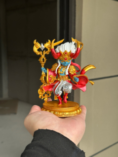 梦幻西游红色童子手办树脂材质高度15公分