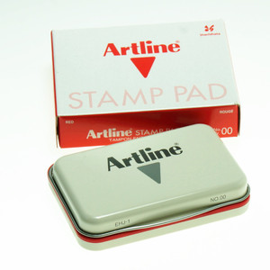 旗牌-雅丽Artline 进口 小号办公印台（40*63mm）EHJ-1 印台红色 黑色 蓝色绿色 空白