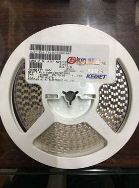 16V100UF C型6032 T491C107K016AT 钽电容