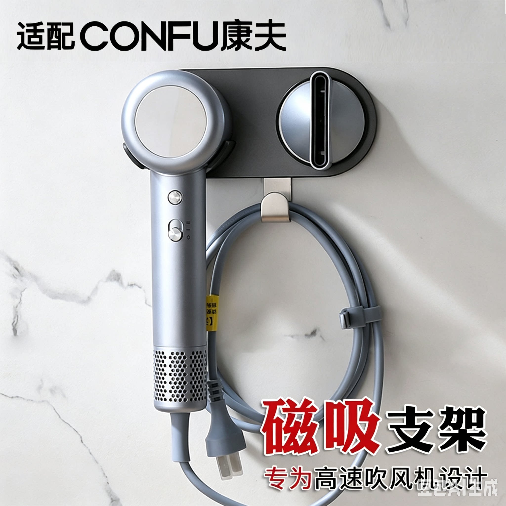 适配康夫高速吹风机磁吸支架图片