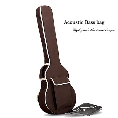 Acoustic Bass bag高档木贝司背包木贝斯袋子木贝司包双肩加厚琴