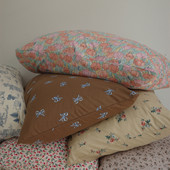 ins复古小碎花全棉针织棉枕套单只装 柔软可裸睡天竺棉枕头套48