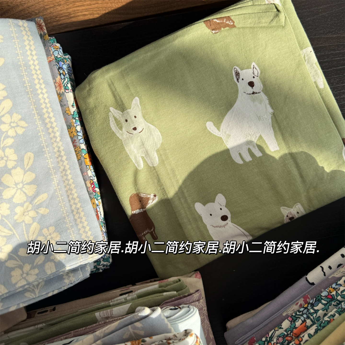 软糯亲肤针织棉印花枕套