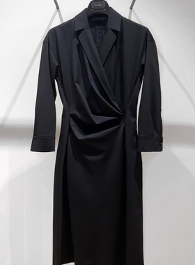 GIADA国内正品代购迦达全新经典款黑色闪电连衣裙