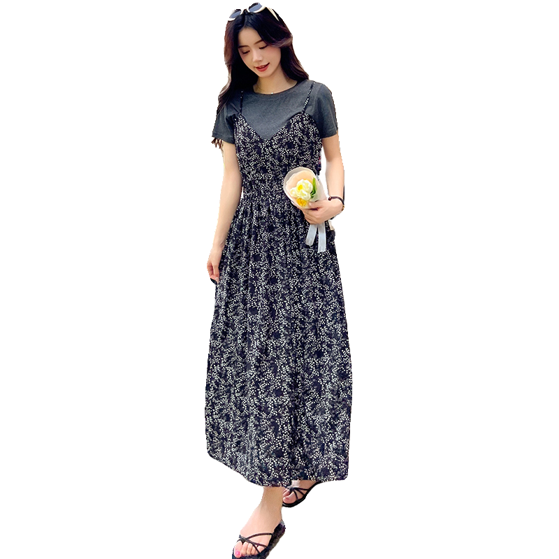 现货夏季短袖新款连衣裙两件套女062档口2678连衣裙P125K188,女装连衣裙,素依格格