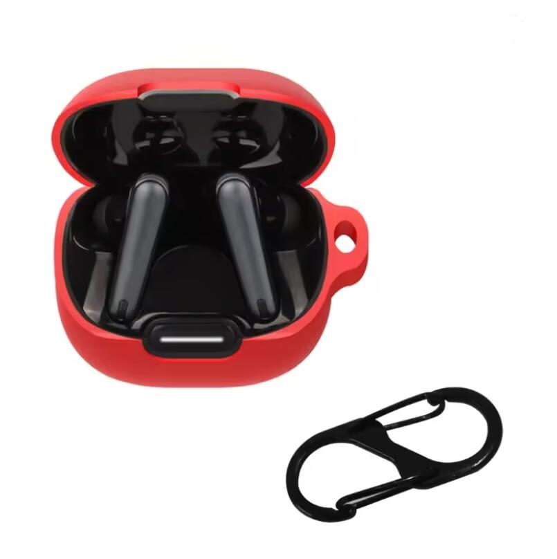 适用于Anker Soundcore Liberty 4 NC 耳机硅胶保护套带挂钩