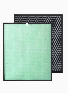 适用于3M KJ306F-GD 空气清新机HEPA 2合1替换用MFAF360滤网滤芯