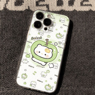 11全包防摔xr 8plus保护套女 max软壳6s 12promax 13mini 苹果16 头套猫咪适用iPhone17手机壳新款