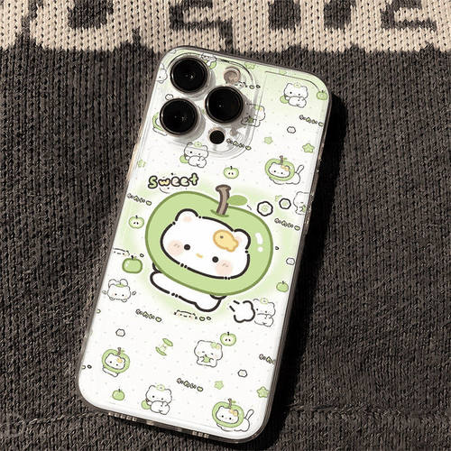 头套猫咪适用iPhone17手机壳新款苹果16/15/14/13mini/12promax/11全包防摔xr/xs/max软壳6s/7/8plus保护套女