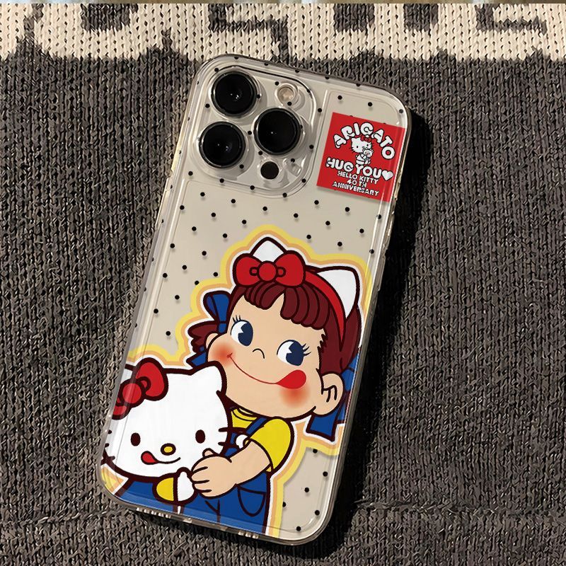 馋嘴KT猫适用iPhone17手机壳新款苹果16/15/14/13mini/12promax/11全包防摔xr/xs/max软壳6s/7/8plus保护套女