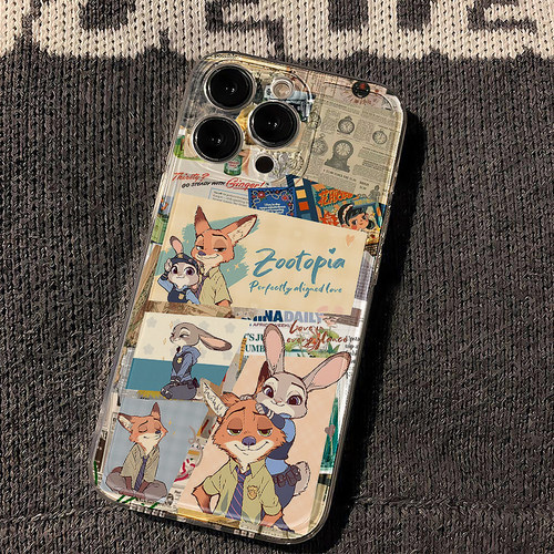 拼贴尼克朱迪新款iPhone17手机壳