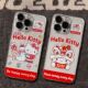 iPhone手机壳卡通可爱透明保护套适用苹果17promax 新年Kitty凯蒂猫Hello 12mini 14plus