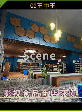 UE5虚幻5.0-5.6+ Pharmacy Drugstore Environment 药房商店场景