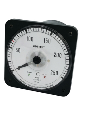 WD110 LS110温控仪表船用表250℃带报警pt100度温度表指针热电偶