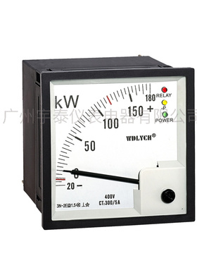 F96-WNJB 功率表带逆功输出 180KW直角船用表