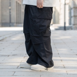 BAGGGGY 大码廓形 磨毛轻薄五袋工装裤 大口袋长裤 140-280斤复古