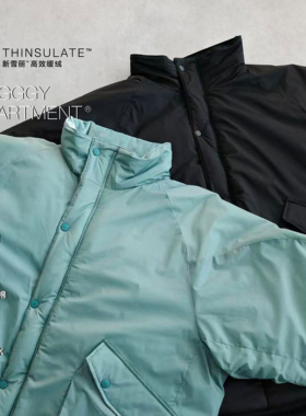 BAGGGGY 轻量化棉衣 前短后长 大码3M新雪丽棉战术棉衣多裁片分割