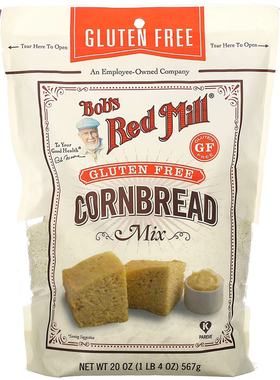 鲍勃红磨坊Bob's Red Mill玉米面包粉无麸质玉米松饼粉Cornbread