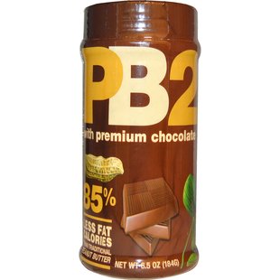 美国PB2低脂花生粉巧克力花生酱健身低卡花生酱Peanut Butter