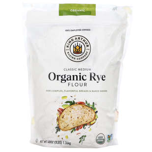 King Arthur经典黑麦面粉烘焙面包粉Organic Rye Flour 1.36kg