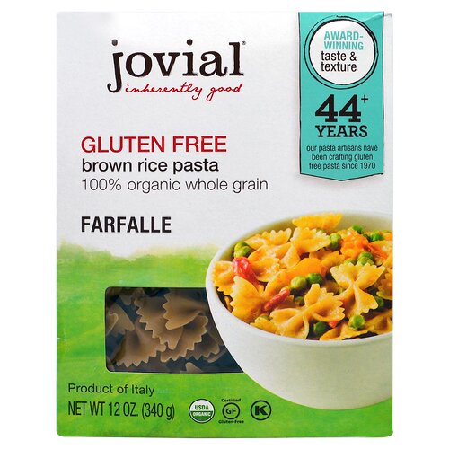 无麸质意大利面条Jovial蝴蝶面条