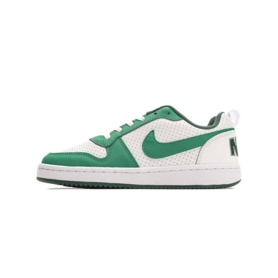 Nike耐克CourtBorough低帮休闲女款白绿色板鞋FN3689-131湖北gx仓